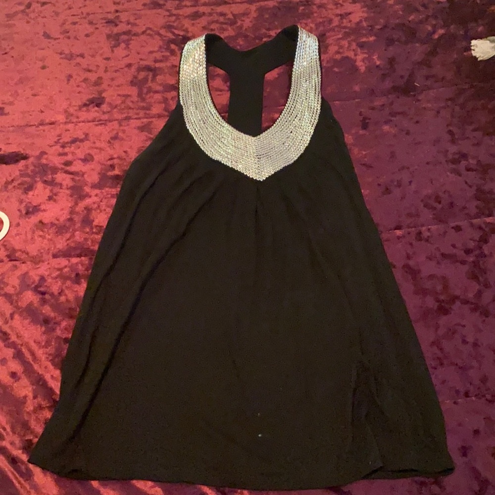 Tank Top v-neck sparkle size:small